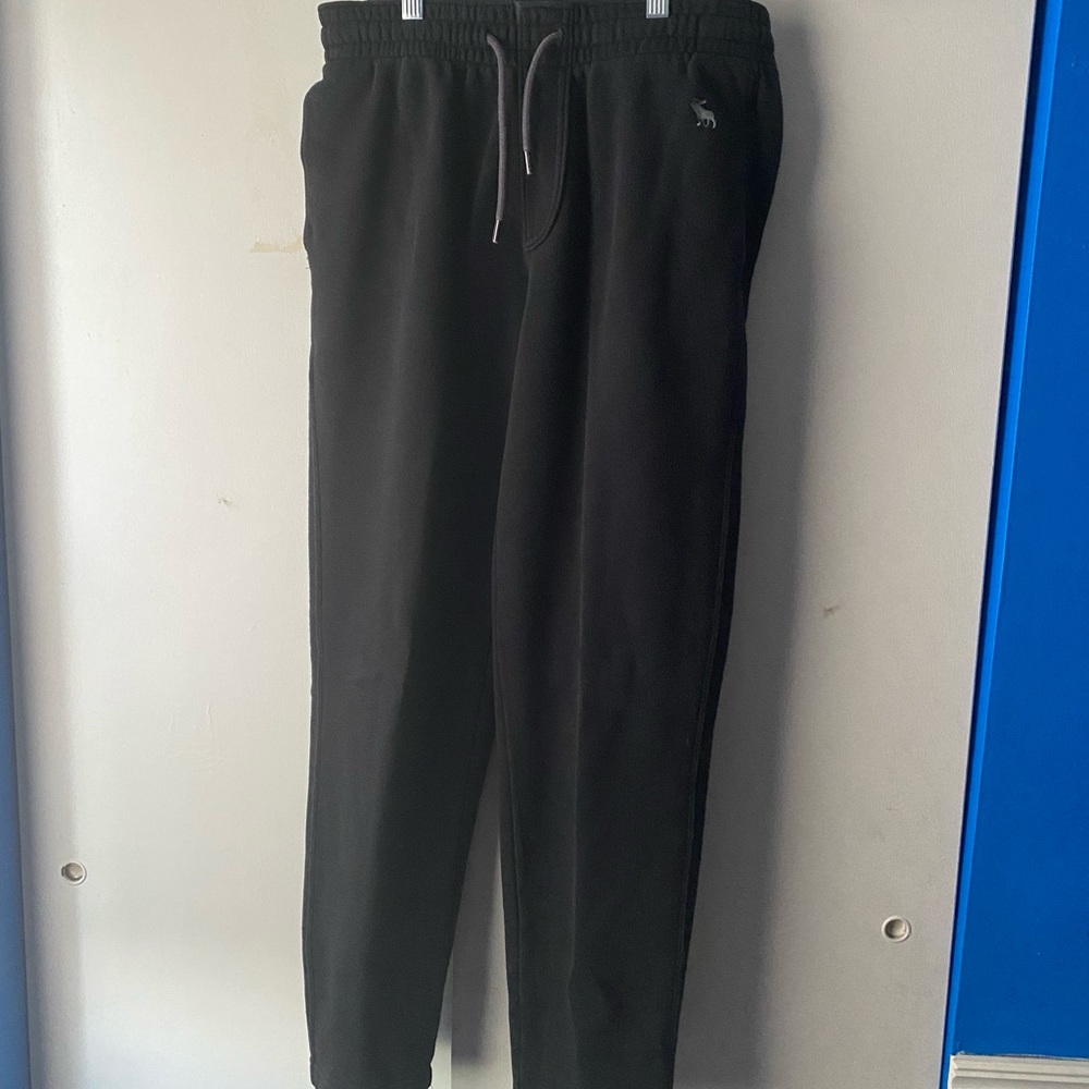 Abercrombie Soft AF Black Sweatpants